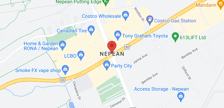 map of 3 OBERON STREET